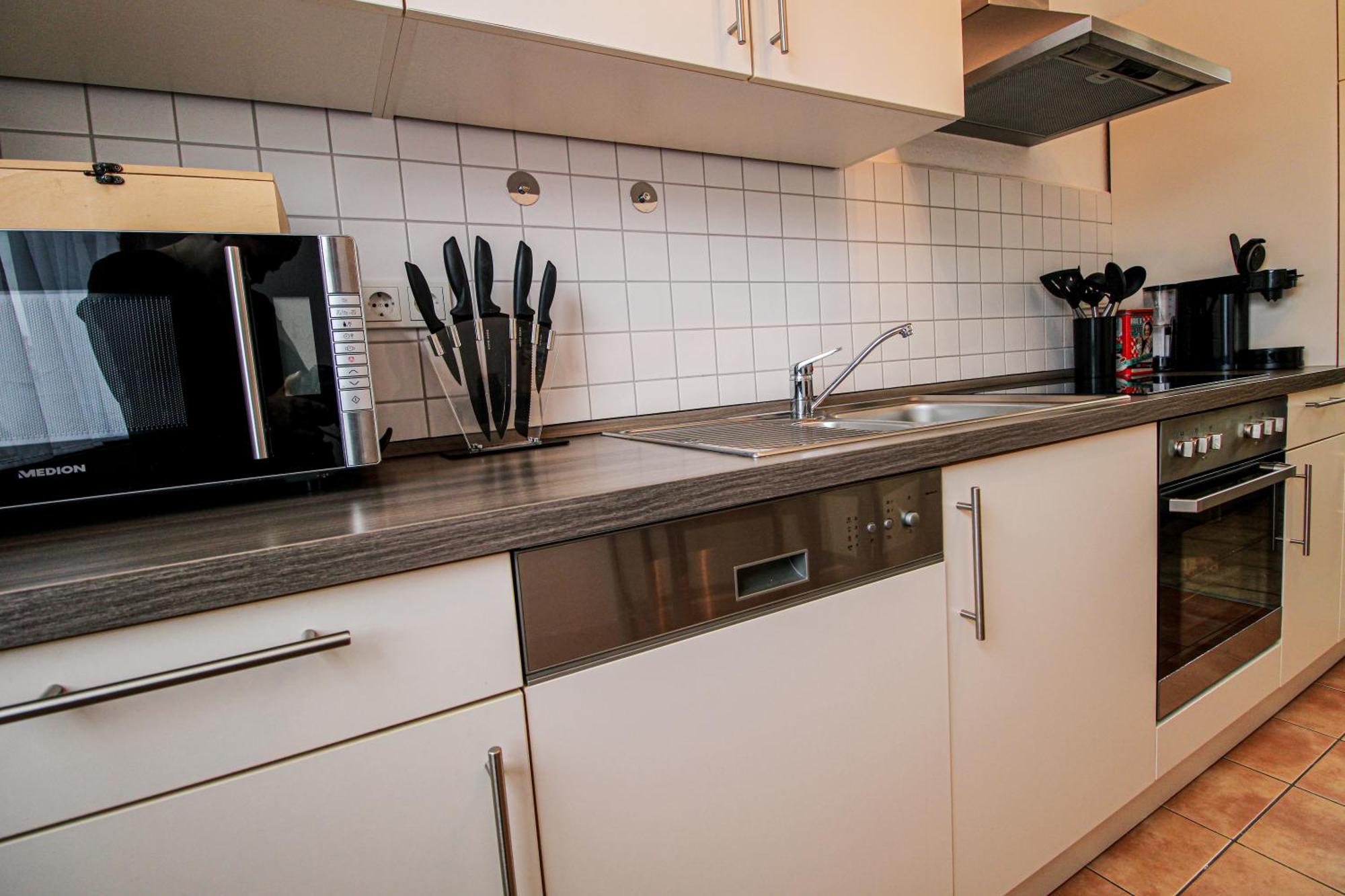 Moderne Fewo Sky Netflix Terrasse Burgblick Boxspringbett Waschtrockner Bullay Zewnętrze zdjęcie