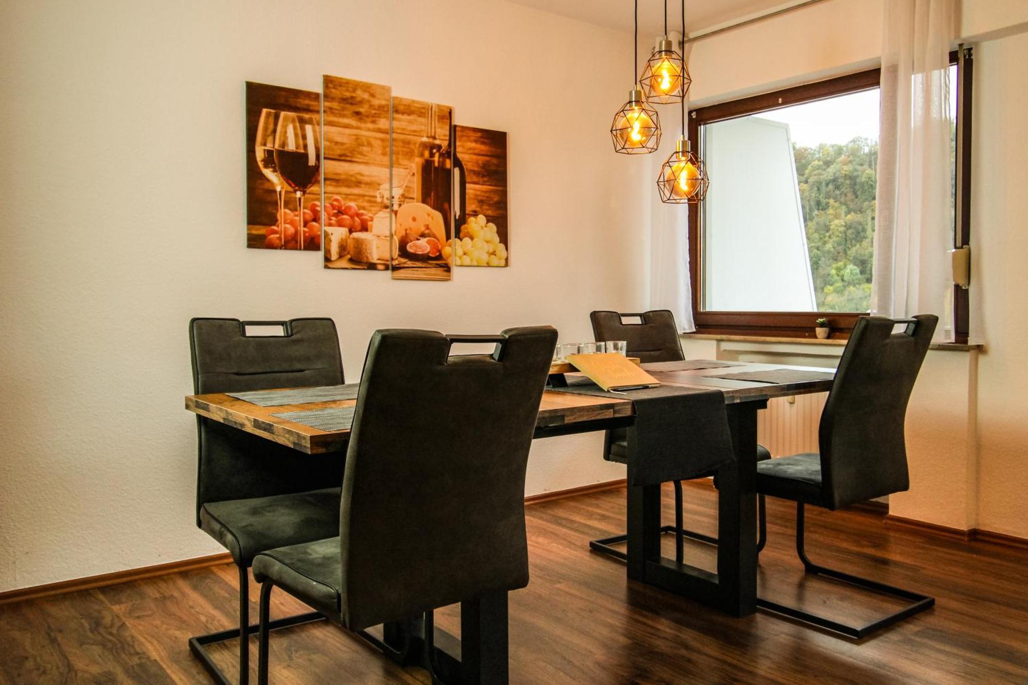 Moderne Fewo Sky Netflix Terrasse Burgblick Boxspringbett Waschtrockner Bullay Zewnętrze zdjęcie