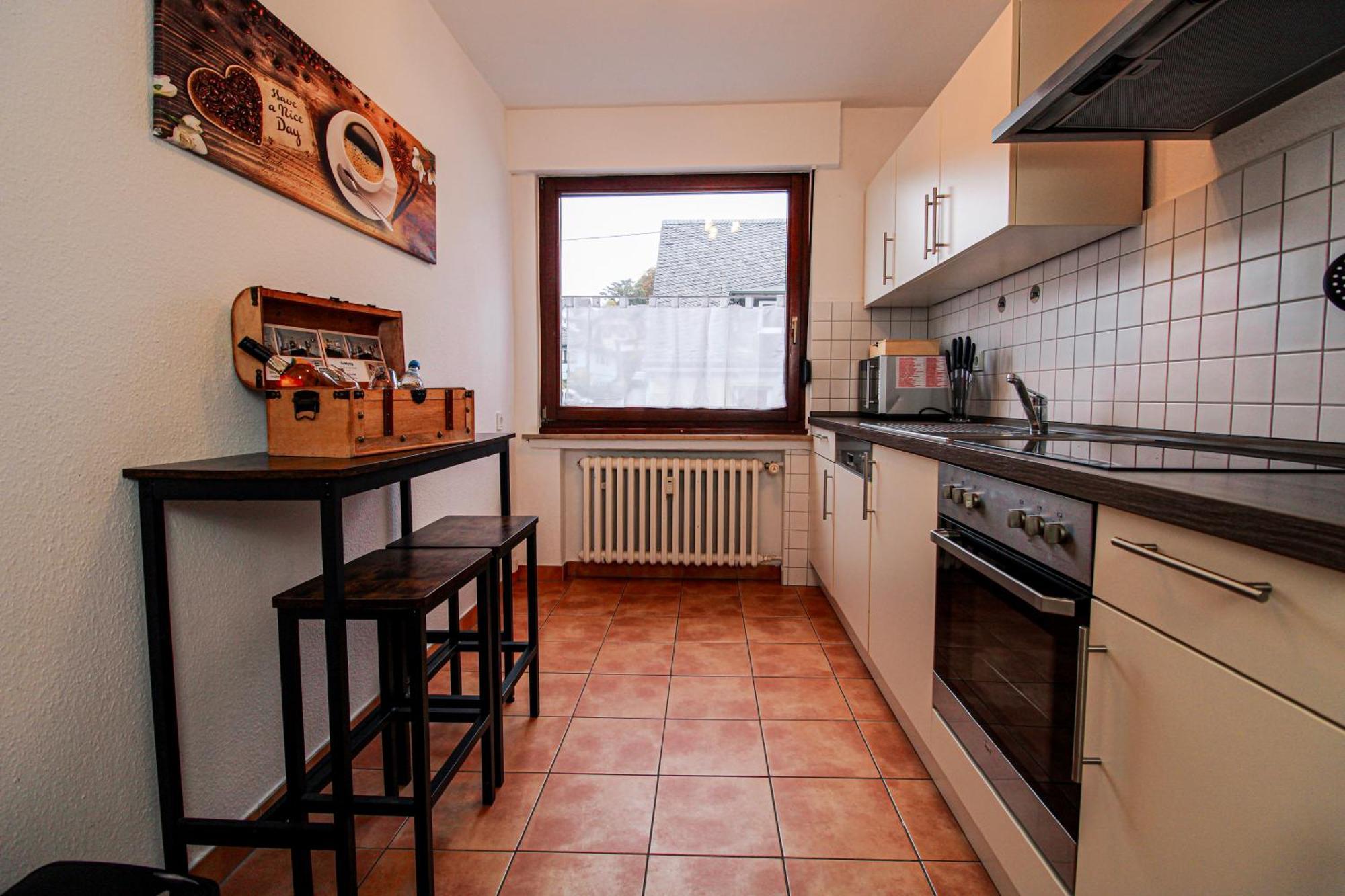 Moderne Fewo Sky Netflix Terrasse Burgblick Boxspringbett Waschtrockner Bullay Zewnętrze zdjęcie